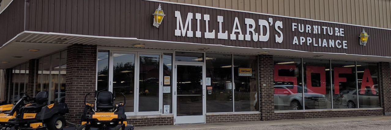 Millard's Furniture & Appliance Storefront