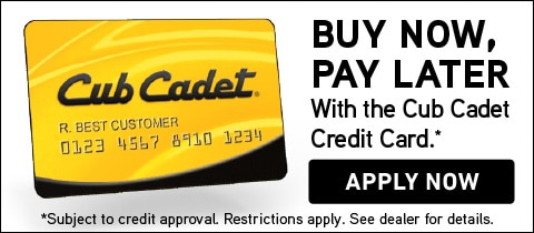 Apply for Cub Cadet Credit Card